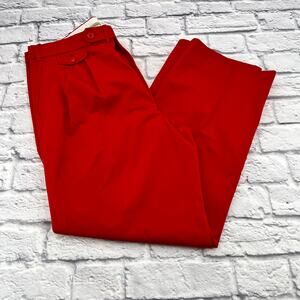 LA MODE Vintage Pleated Golf Pants Men's Size 40 Red Chicago Blackhawks